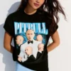 Oversize-T-Shirt mit Pitbull-Print Oversize-T-Shirt mit Pitbull-Print