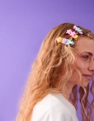 Packung mit Polly Pocket-Fellclips Packung mit Polly Pocket-Fellclips