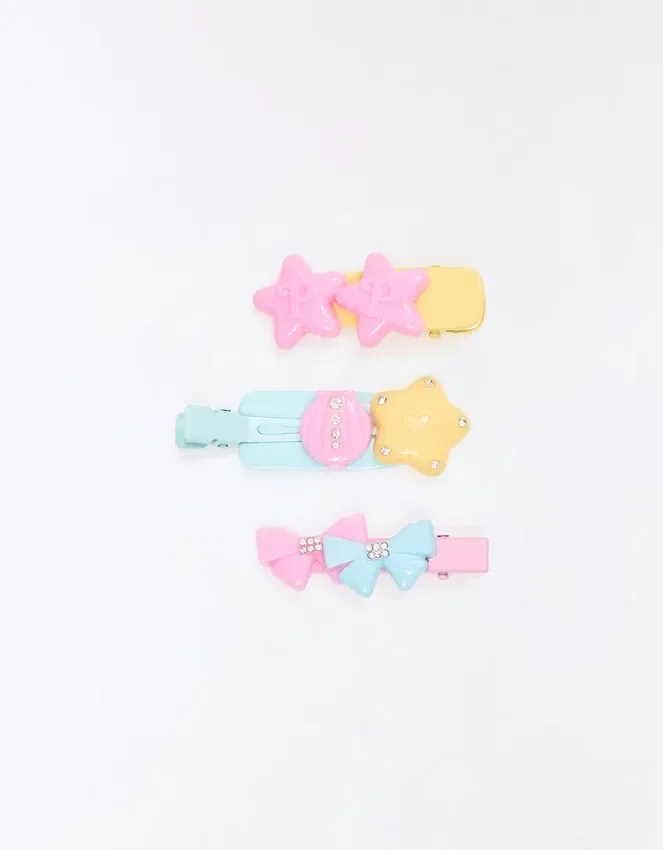 Packung mit Polly Pocket-Fellclips Packung mit Polly Pocket-Fellclips