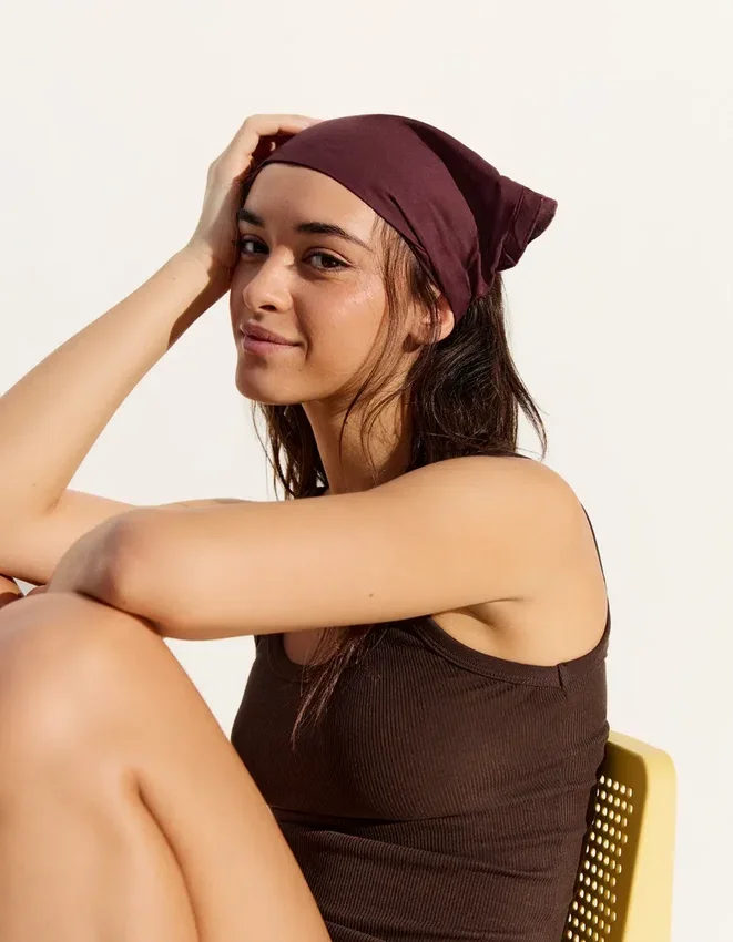 Pelz-Bandana mit Rüschen Pelz-Bandana mit Rüschen