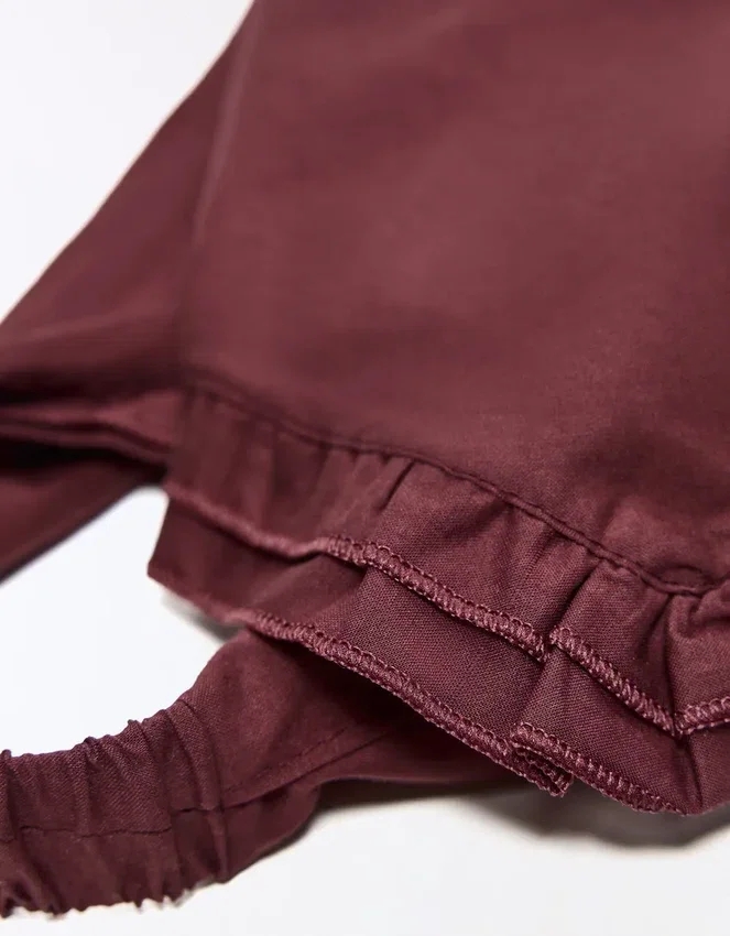 Pelz-Bandana mit Rüschen Pelz-Bandana mit Rüschen
