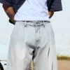 Plissierte Barrel-Jeans – Jeans – Herren Plissierte Barrel-Jeans – Jeans – Herren
