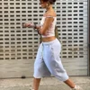 Plüsch-Bermudashorts Plüsch-Bermudashorts
