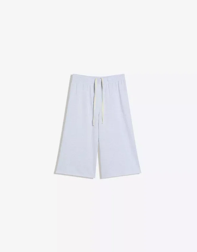 Plüsch-Bermudashorts Plüsch-Bermudashorts