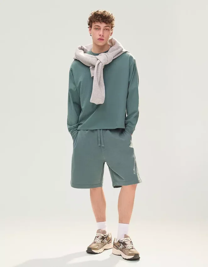 Plüsch-Bermudashorts – Herren Plüsch-Bermudashorts – Herren