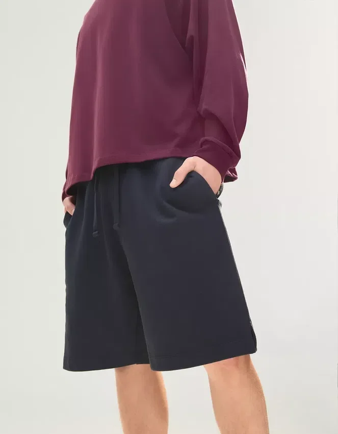 Plüsch-Bermudashorts – Shorts und Jorts Plüsch-Bermudashorts – Shorts und Jorts