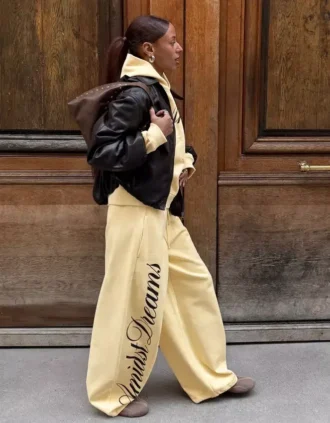 Plüsch-Hose mit Print