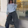 Plüsch-Hose mit Stoppern