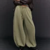 Plüsch-Hose mit Stoppern – Hose