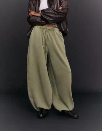 Plüsch-Hose mit Stoppern – Hose