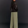 Plüsch-Hose mit Stoppern – Hose