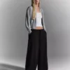 Plüsch-Hose mit Stoppern – Hosen – Damen Plüsch-Hose mit Stoppern – Hosen – Damen