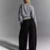 Plüsch-Hose mit Stoppern – Hosen – Damen Plüsch-Hose mit Stoppern – Hosen – Damen