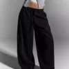 Plüsch-Hose mit Stoppern – Hosen – Damen Plüsch-Hose mit Stoppern – Hosen – Damen