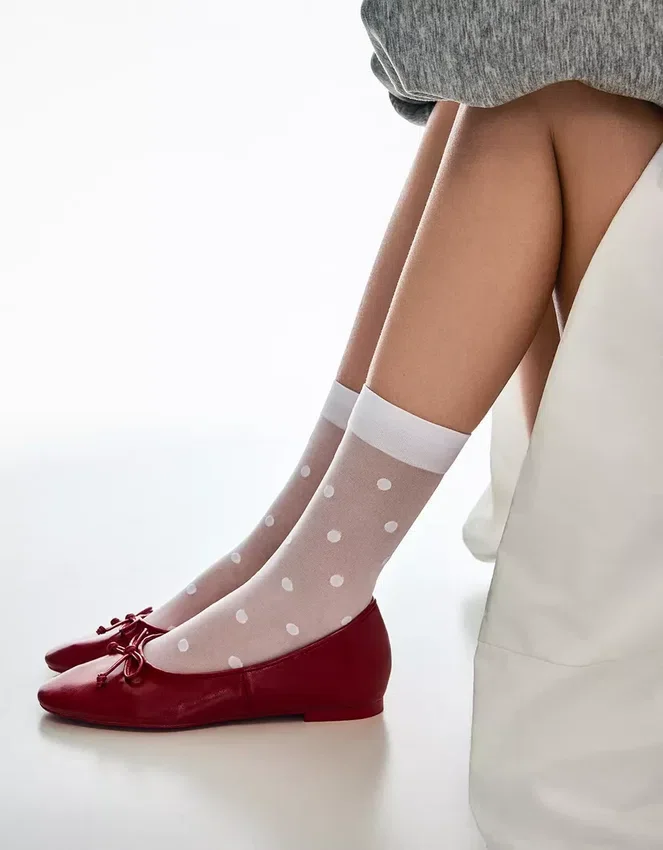 Plumetti-Socken mit Polka-Dots Plumetti-Socken mit Polka-Dots