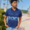 Polohemd mit Retro-Print – Bershka Lovers Polohemd mit Retro-Print – Bershka Lovers