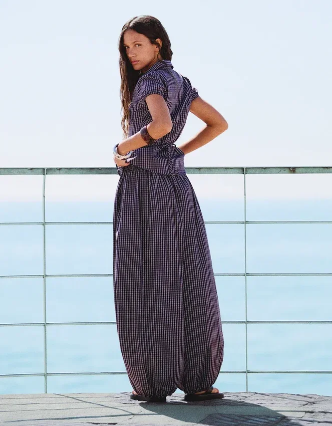 Popeline-Bloomer-Hose Popeline-Bloomer-Hose
