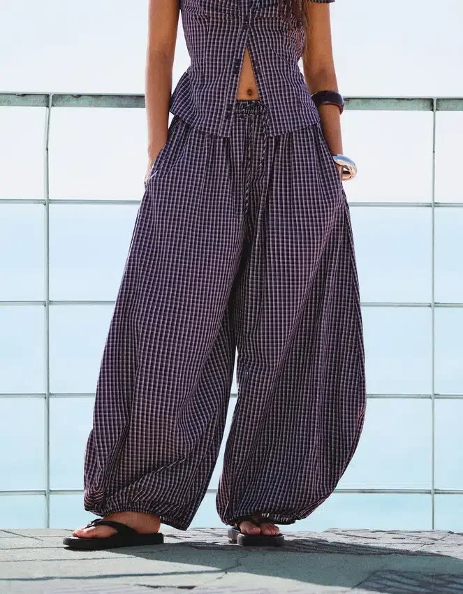 Popeline-Bloomer-Hose Popeline-Bloomer-Hose