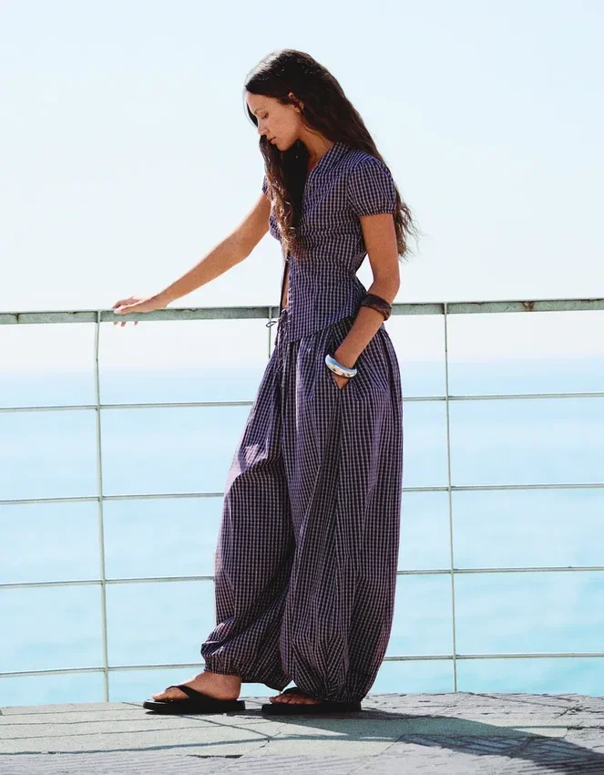 Popeline-Bloomer-Hose Popeline-Bloomer-Hose