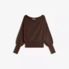 Pullover mit asymmetrischem, geripptem Saum Pullover mit asymmetrischem, geripptem Saum