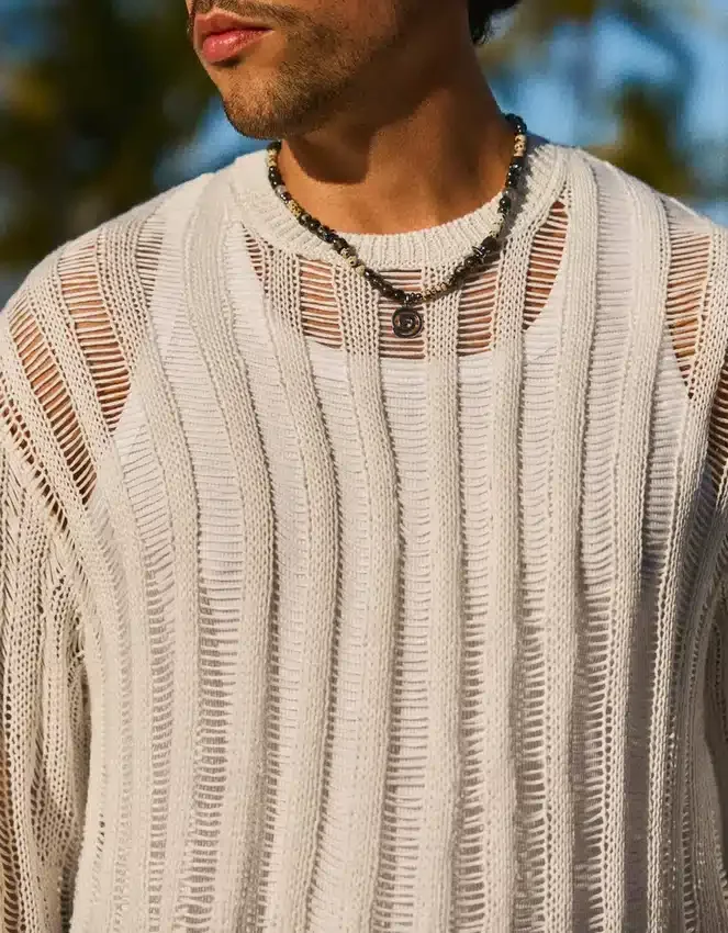 Pullover mit offenem Strickmuster – Pullover und Strickjacken Pullover mit offenem Strickmuster – Pullover und Strickjacken