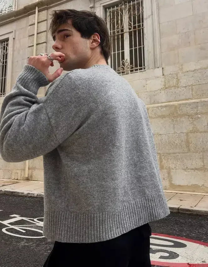 Pullover mit Rundhalsausschnitt Pullover mit Rundhalsausschnitt