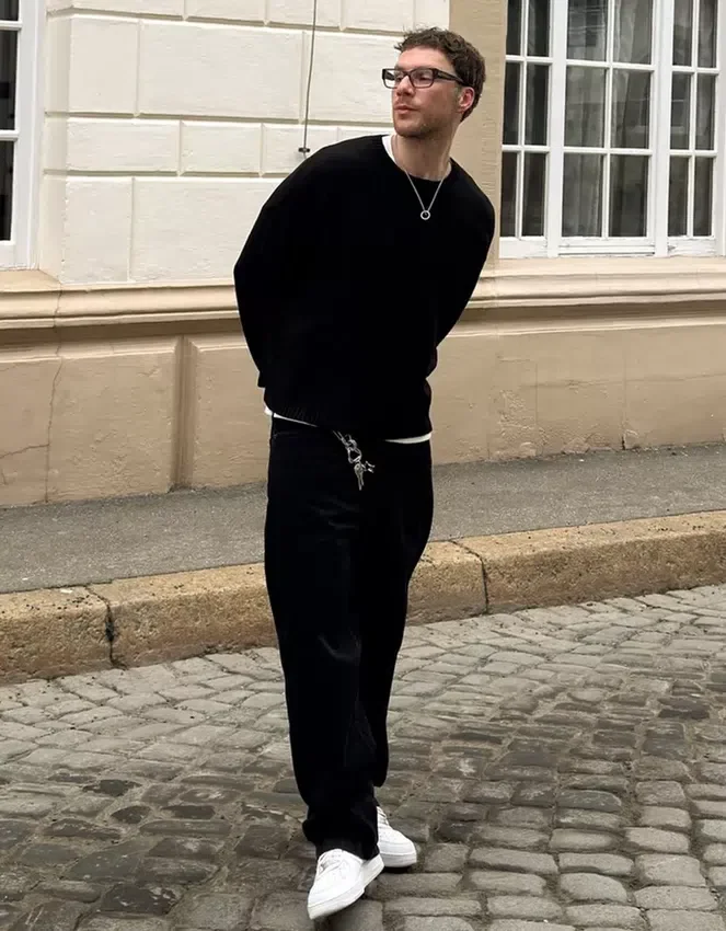 Pullover mit Rundhalsausschnitt Pullover mit Rundhalsausschnitt