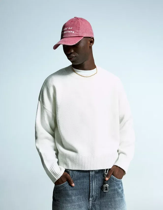 Pullover mit Rundhalsausschnitt – Pullover und Strickjacken – Herren Pullover mit Rundhalsausschnitt – Pullover und Strickjacken – Herren