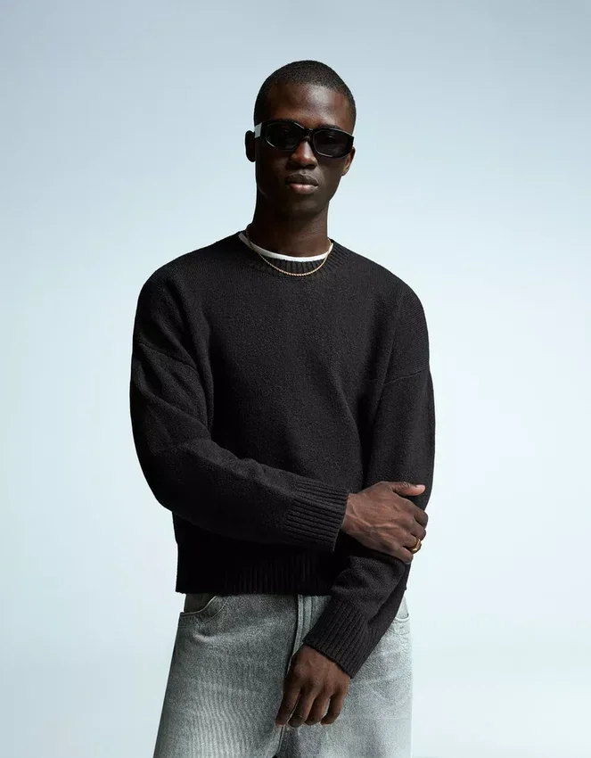Pullover mit Rundhalsausschnitt – Pullover und Strickjacken – Herren Pullover mit Rundhalsausschnitt – Pullover und Strickjacken – Herren