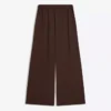 Rustikale Hose mit Wide Leg und Falten Rustikale Hose mit Wide Leg und Falten