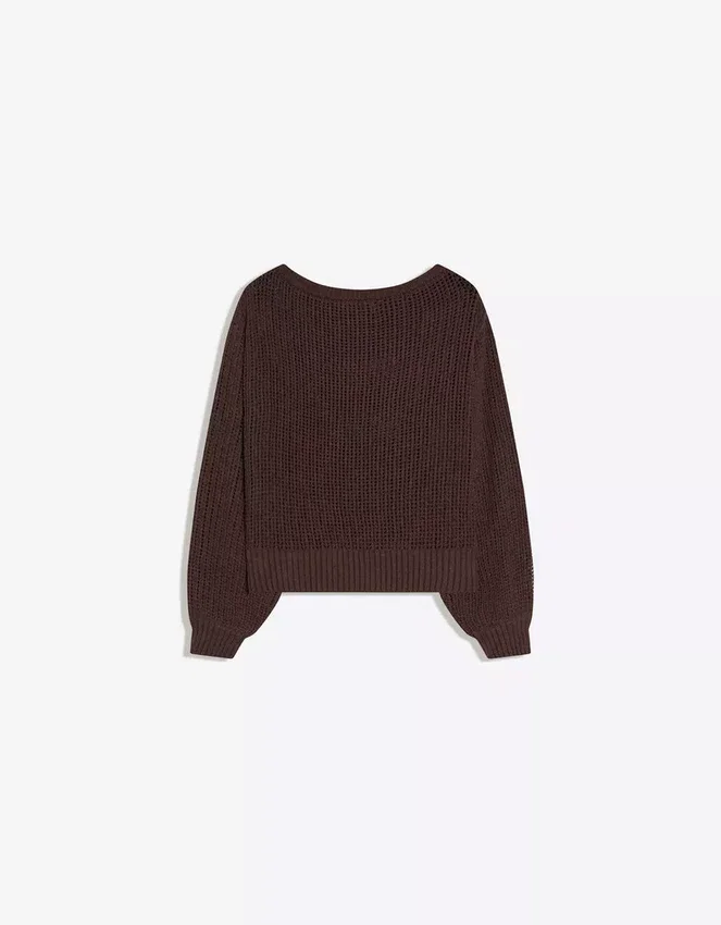 Rustikaler Pullover mit Lochmuster Rustikaler Pullover mit Lochmuster