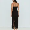 Rustikales Bandeau-Midi-Kleid Rustikales Bandeau-Midi-Kleid