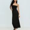 Rustikales Bandeau-Midi-Kleid Rustikales Bandeau-Midi-Kleid