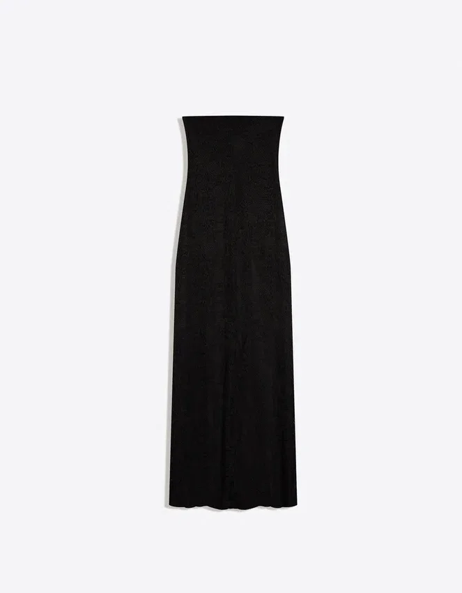 Rustikales Bandeau-Midi-Kleid Rustikales Bandeau-Midi-Kleid