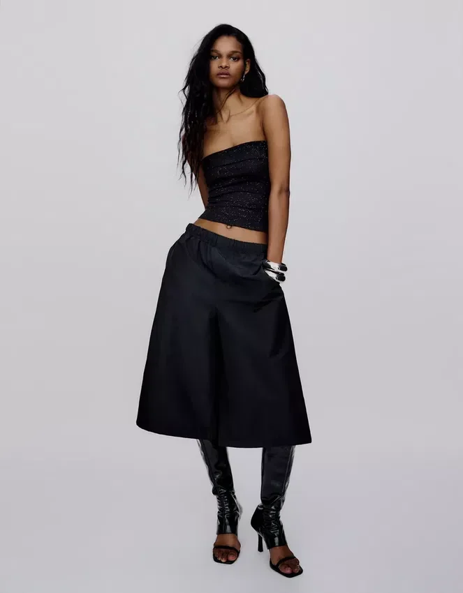 Schimmerndes Bandeau-Top Schimmerndes Bandeau-Top