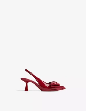 Schuh mit Schleife und Kitten-Heel – Schuhe mit High Heels