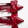 Schuh mit Schleife und Kitten-Heel – Schuhe mit High Heels