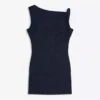 Schulterfreies Denim-Minikleid – Kleider und Overalls