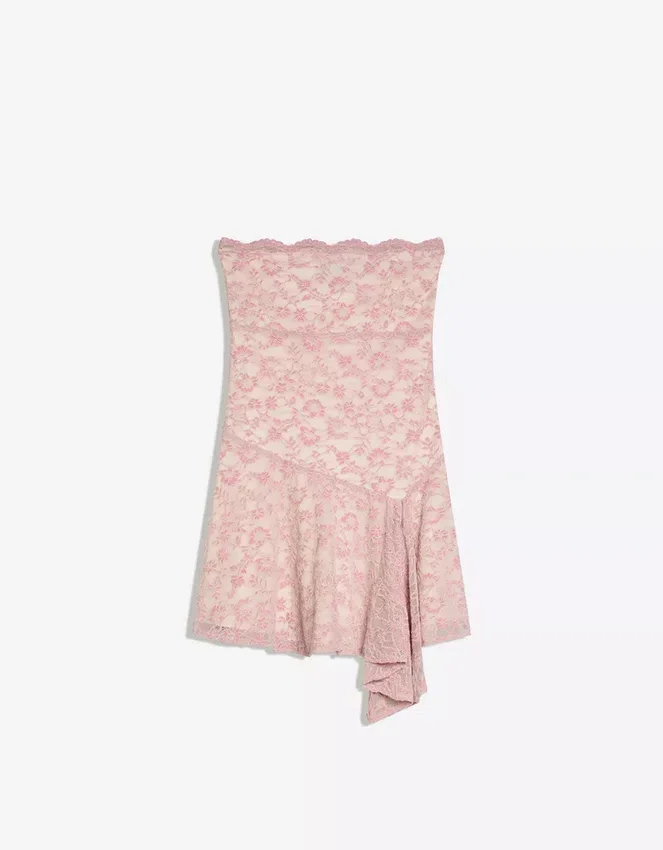 Schulterfreies Minikleid Schulterfreies Minikleid