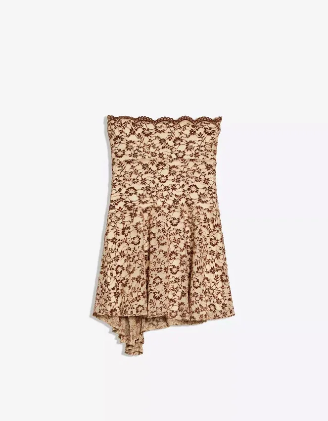 Schulterfreies Minikleid Schulterfreies Minikleid