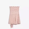 Schulterfreies Minikleid Schulterfreies Minikleid