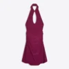 Schulterfreies Neckholder-Kleid Schulterfreies Neckholder-Kleid