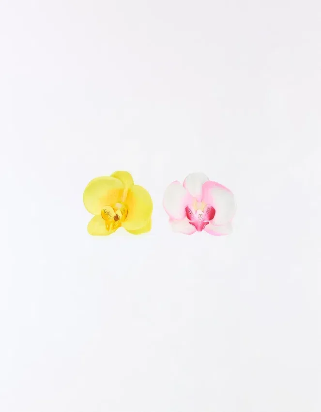 Set mit Blumen-Haarspangen Set mit Blumen-Haarspangen