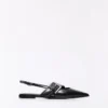 Ballerinas mit Schnallen und Fersenriemen – Flache Schuhe