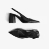 Slingback-Schuh mit Blockabsatz – Schuhe Slingback-Schuh mit Blockabsatz – Schuhe