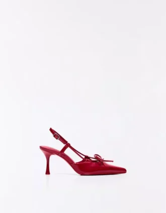 Slingback-Schuhe mit Absatz und Detail – High Heels Slingback-Schuhe mit Absatz und Detail – High Heels