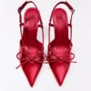 Slingback-Schuhe mit Absatz und Detail – High Heels Slingback-Schuhe mit Absatz und Detail – High Heels