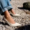 Slingback-Schuhe mit Kitten-Heel – Schuhe mit High Heels