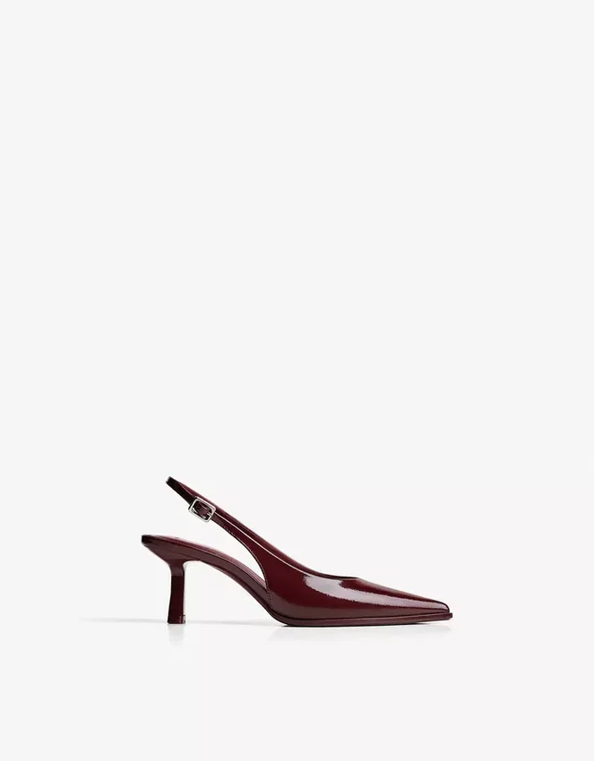 Slingback-Schuhe mit Kitten-Heel – Schuhe Slingback-Schuhe mit Kitten-Heel – Schuhe