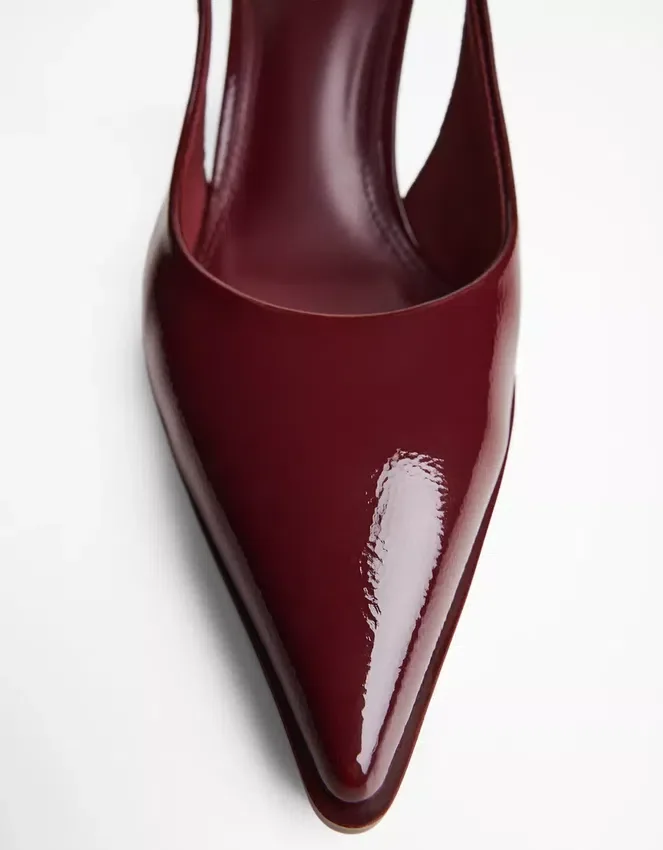 Slingback-Schuhe mit Kitten-Heel – Schuhe Slingback-Schuhe mit Kitten-Heel – Schuhe